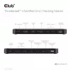 CLUB3D Thunderbolt™ 4 sertifikuota 12-in-1 dokų stotelė