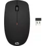 HP Wireless Mouse X200, Ambidextrinė, Optinė, RF belaidė, 1600 DPI, Juoda