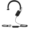 Yealink UH38 Mono Teams laidinė ausinė su mikrofonu, USB-C/USB, juoda