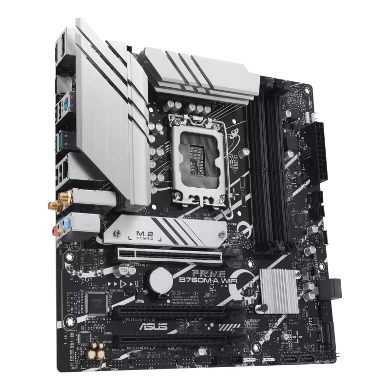 ASUS PRIME B760M-A WIFI pagrindinė plokštė Intel B760 LGA 1700 micro ATX