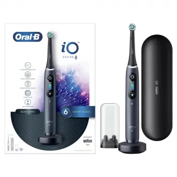 Oral-B iO elektrinis dantų šepetėlis suaugusiems sukantis juodas