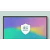 BenQ RE6504 interaktyvus ekranas 165,1 cm (65 colių) 450 cd/m² 4K Ultra HD juodas, pilkas su liečiamuoju ekranu ir integruotu procesoriumi Android