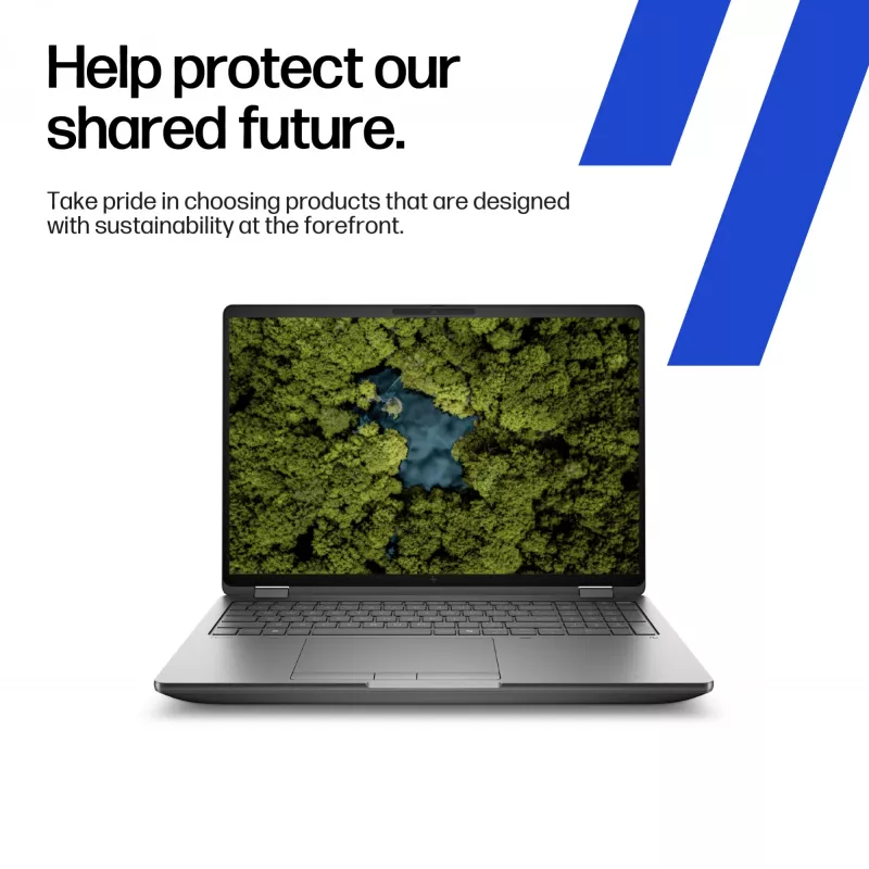 HP ZBook Fury G1i nešiojama darbo stotis su Intel Core Ultra 9 285HX, 40,6 cm (16 colių) WQXGA ekranu, 64 GB DDR5-SDRAM, Wi-Fi 7 (802.11be), Windows 11 Pro, AI kompiuteris