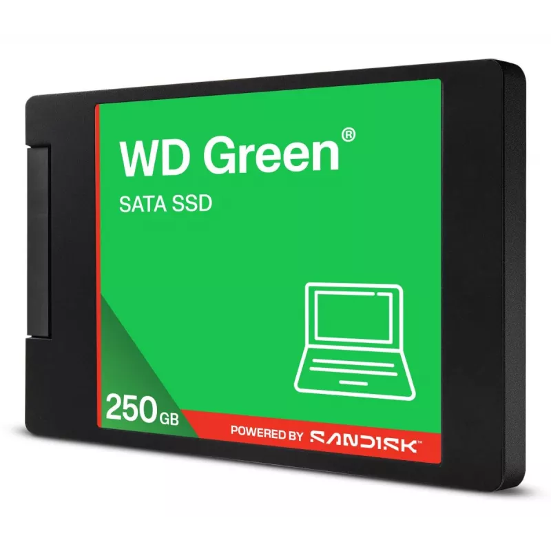 WESTERN DIGITAL SSD WD Green 250GB SATA 6Gb/s 2,5 colio/7mm korpuse