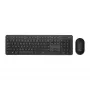 ASUS CW100 belaidė klaviatūra ir pelė, universalus RF belaidis ryšys + USB, juoda