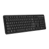 ASUS CW100 belaidė klaviatūra ir pelė, universalus RF belaidis ryšys + USB, juoda