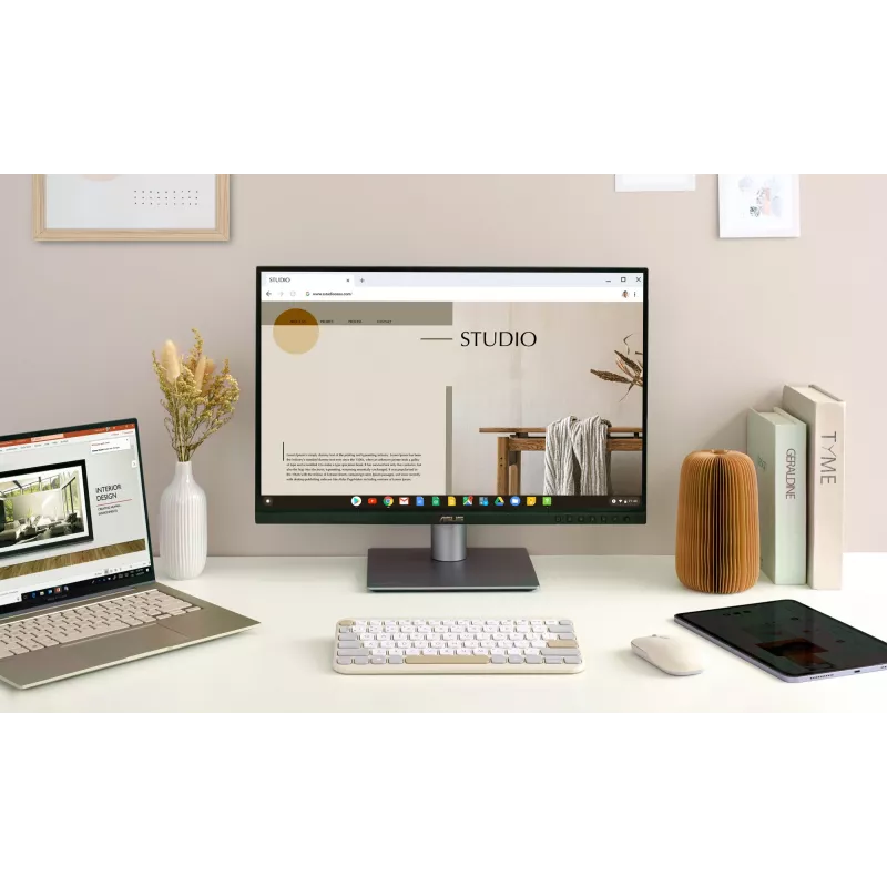 ASUS Marshmallow KW100 belaidė klaviatūra Bluetooth QWERTZ smėlio, pilka, balta