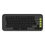 Logitech POP Icon Keys klaviatūra belaidė Bluetooth QWERTY US International Graphite Green
