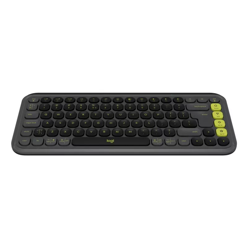 Logitech POP Icon Keys klaviatūra belaidė Bluetooth QWERTY US International Graphite Green