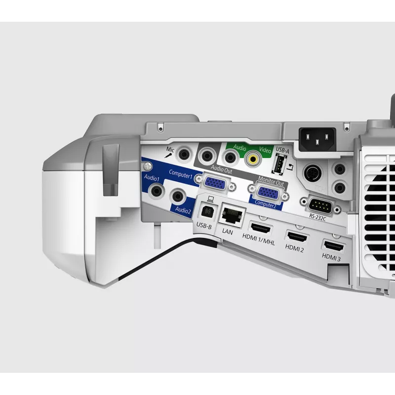 Projektorius Epson EB-695Wi itin trumpo fokusavimo, 3500 ANSI liumenų, 3LCD, WXGA (1280x800), baltas/pilkas