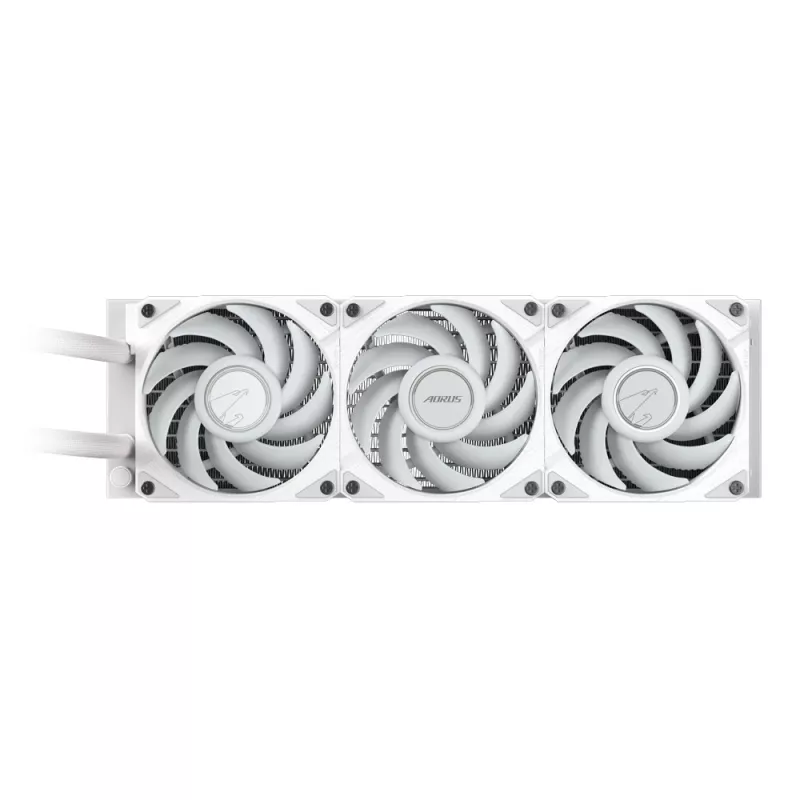 GIGABYTE AORUS WATERFORCE II 360 ICE AIO skysčio aušintuvas procesoriui - 3x120mm ARGB ventiliatoriai, slydimo fiksavimo mechanizmas, DAISY-CHAIN, suderinamas su Intel LGA 1851 ir AMD AM5