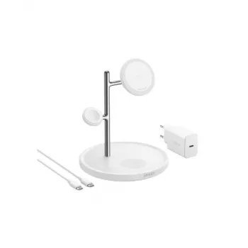 Anker MagGo Universal belaidis greitasis įkroviklis baltas USB