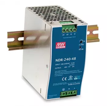 D-Link 240W Universalus AC įėjimo / pilno diapazono DIN maitinimo šaltinis