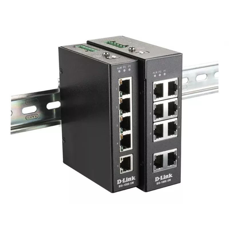 D-Link DIS-100E-5W nepramoninis 5 prievadų Fast Ethernet nesudėtingas jungiklis