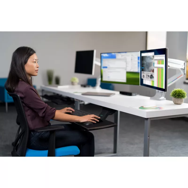 Kensington SmartFit One-Touch reguliuojamas dviejų monitorių laikiklis