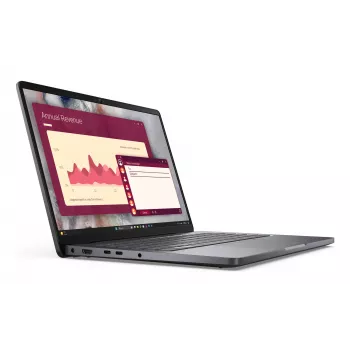 DELL Pro 14 PC14250 Intel Core 5 120U nešiojamas kompiuteris 35,6 cm (14 colių) Full HD+ 16 GB DDR5-SDRAM 512 GB SSD Wi-Fi 6E (802.11ax) Windows 11 Pro juodas