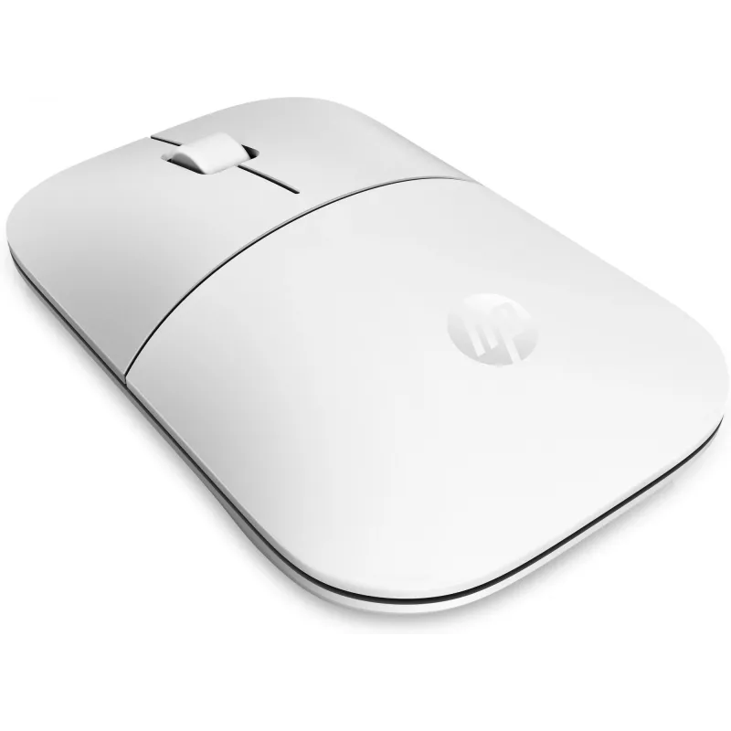 HP Z3700 keraminė balta belaidė pelė, ambidekstrinė, optinė, RF belaidė, 1200 DPI, sidabrinė, balta