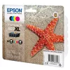 Epson C13T03A64020 originalus rašalo kasetės 4 vnt. didelės talpos (XL) juoda, žydra, rausvai raudona, geltona