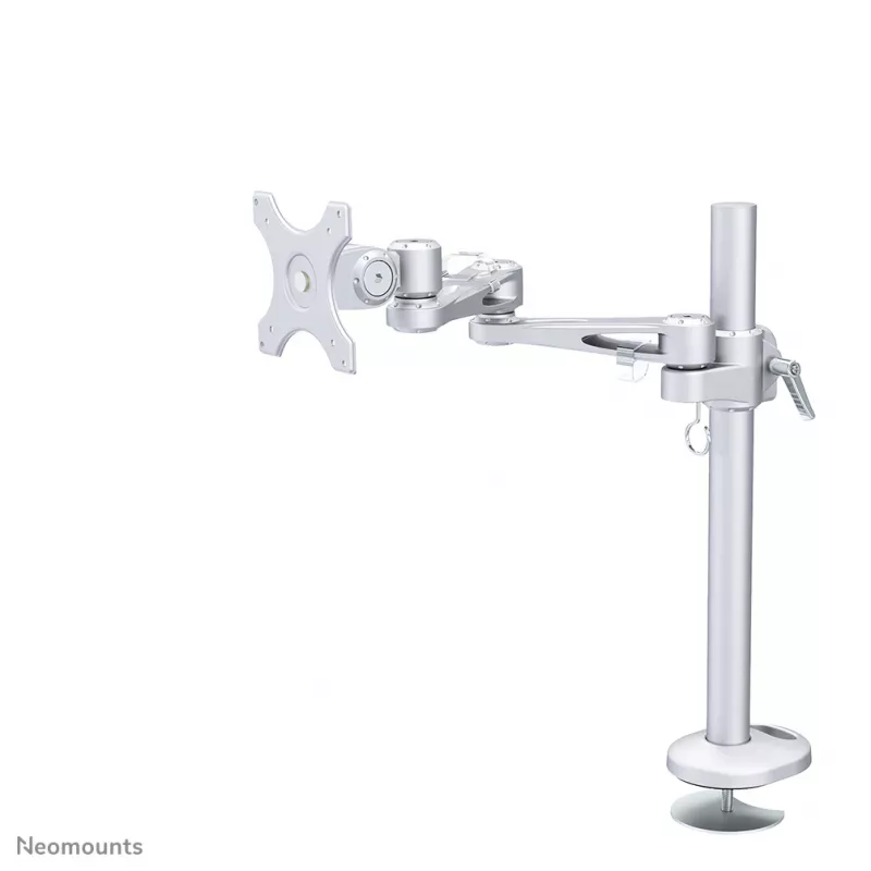 Neomounts FPMA-D935G Monitor laikiklis 10-30 colių, Grommet, 10 kg, 25,4 cm (10 col.), 76,2 cm (30 col.), 100 x 100 mm, sidabrinis