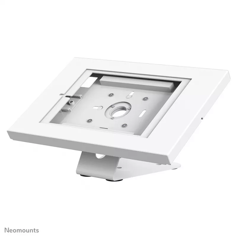 Neomounts DS15-630WH1 planšetinio kompiuterio stovas stalviršiui ir sienai 9,7-11 colių – su užraktu