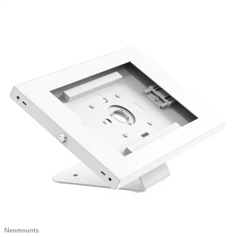 Neomounts DS15-630WH1 planšetinio kompiuterio stovas stalviršiui ir sienai 9,7-11 colių – su užraktu