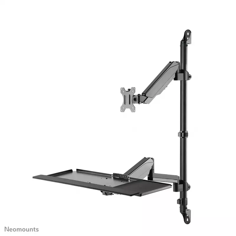 Sieninė reguliuojamo aukščio darbo stotis Neomounts WL90-325BL1, maks. 9 kg