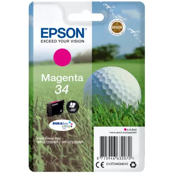 Kasetė Epson 34 Magenta 300 puslapių C13T34634010
