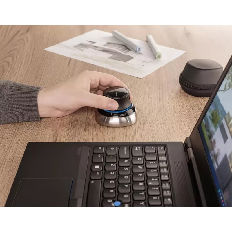 3Dconnexion SpaceMouse Office RF belaidė + Bluetooth + USB Type-A pelė