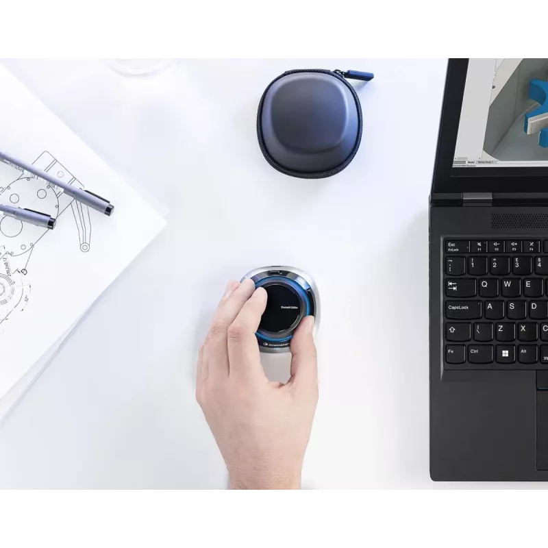 3Dconnexion SpaceMouse Office RF belaidė + Bluetooth + USB Type-A pelė
