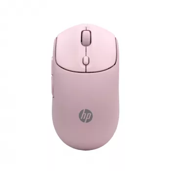 HP 400 Quiet Pink belaidė pelė, ambidekstrinė, RF belaidis + Bluetooth, 6000 DPI, rožinė