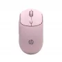 HP 400 Quiet Pink belaidė pelė, ambidekstrinė, RF belaidis + Bluetooth, 6000 DPI, rožinė