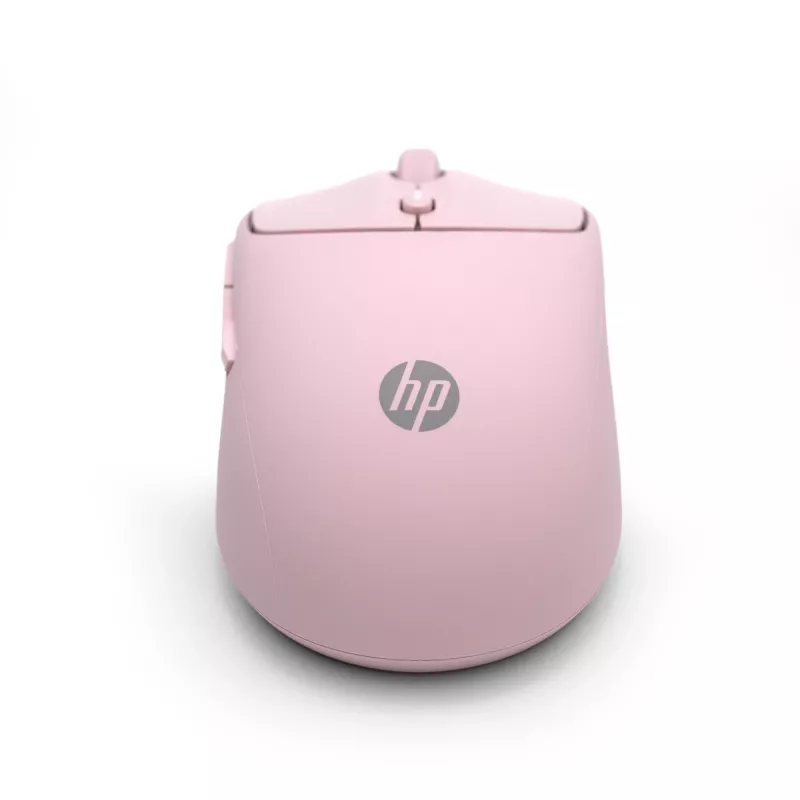 HP 400 Quiet Pink belaidė pelė, ambidekstrinė, RF belaidis + Bluetooth, 6000 DPI, rožinė