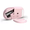 HP 400 Quiet Pink belaidė pelė, ambidekstrinė, RF belaidis + Bluetooth, 6000 DPI, rožinė