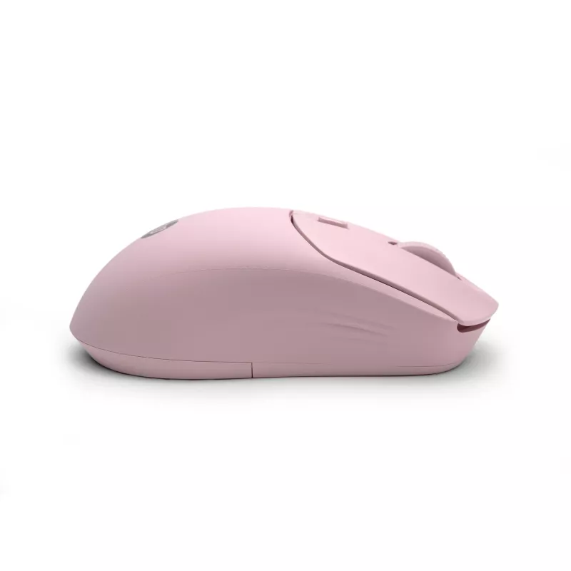 HP 400 Quiet Pink belaidė pelė, ambidekstrinė, RF belaidis + Bluetooth, 6000 DPI, rožinė