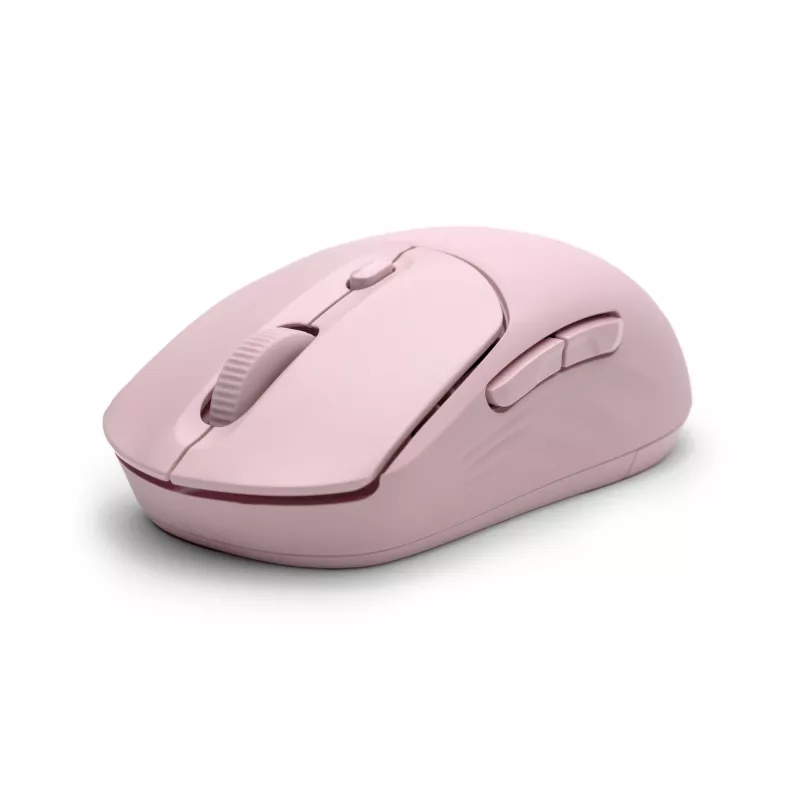 HP 400 Quiet Pink belaidė pelė, ambidekstrinė, RF belaidis + Bluetooth, 6000 DPI, rožinė