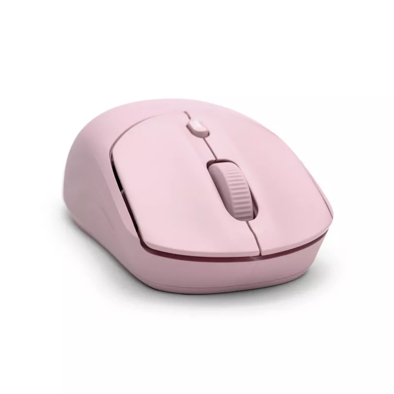 HP 400 Quiet Pink belaidė pelė, ambidekstrinė, RF belaidis + Bluetooth, 6000 DPI, rožinė