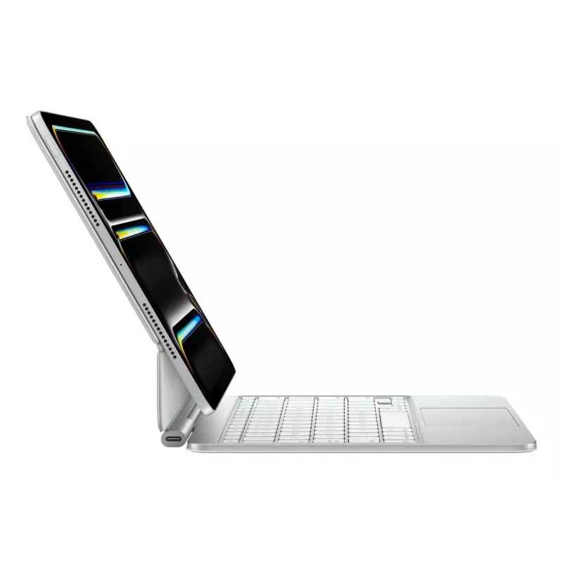 APPLE Magic Keyboard, skirta iPad Pro 11 colių (M4) – danų klaviatūros išdėstymas – balta