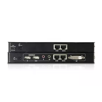 ATEN USB DVI KVM Prailgintuvas su garsu ir RS-232 (60 m), Siųstuvas ir imtuvas