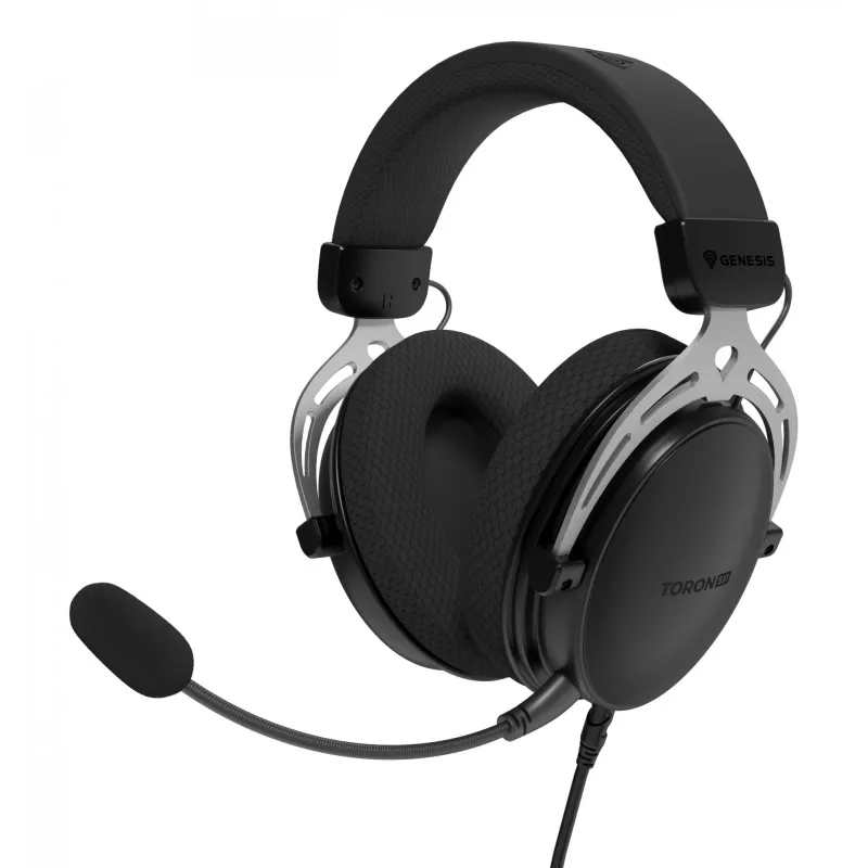 Laidinis žaidimų ausinių komplektas Genesis Toron 531 – uždaras, 50 mm, 32 Ω, 20–20000 Hz, 1 m kabelis