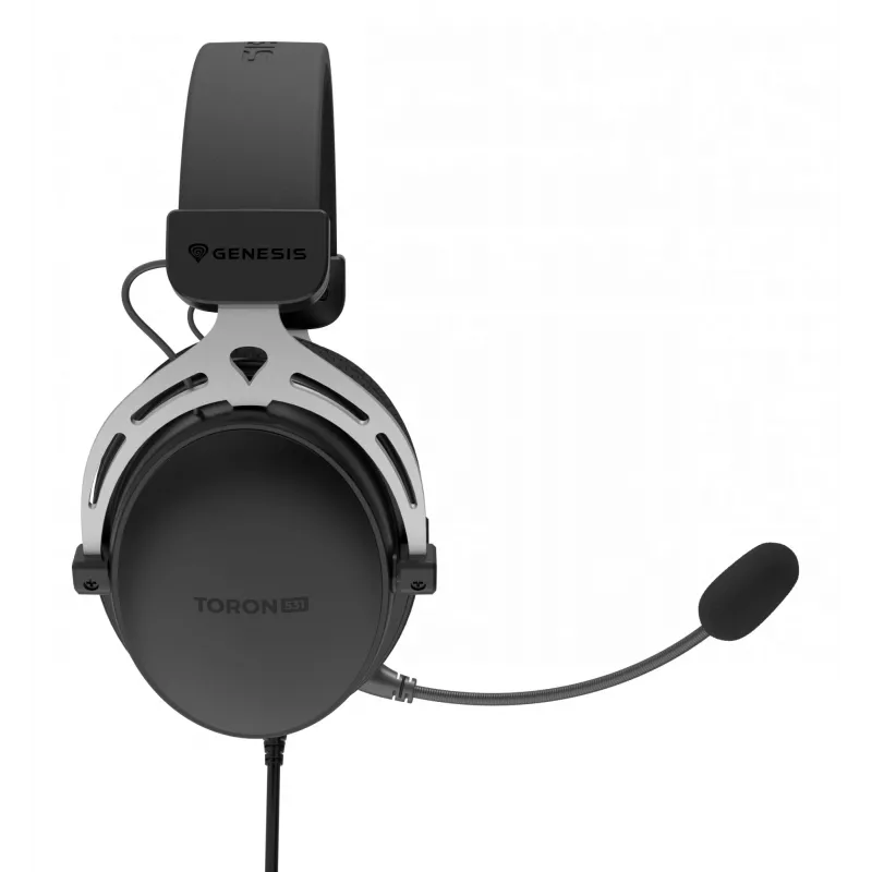 Laidinis žaidimų ausinių komplektas Genesis Toron 531 – uždaras, 50 mm, 32 Ω, 20–20000 Hz, 1 m kabelis