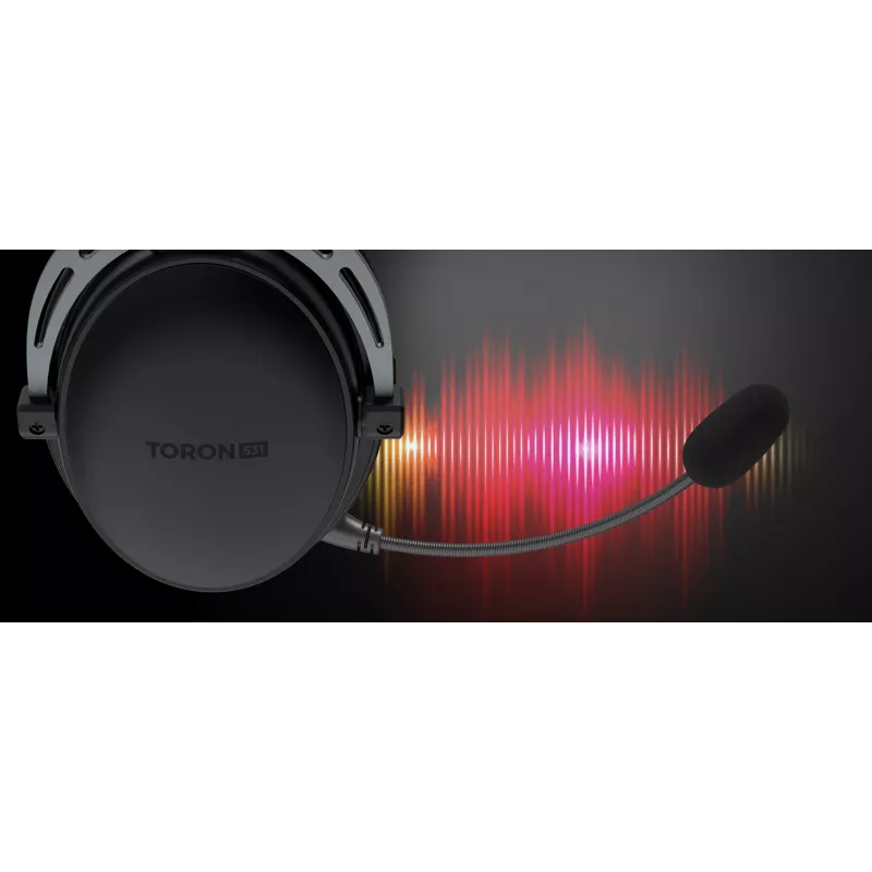 Laidinis žaidimų ausinių komplektas Genesis Toron 531 – uždaras, 50 mm, 32 Ω, 20–20000 Hz, 1 m kabelis