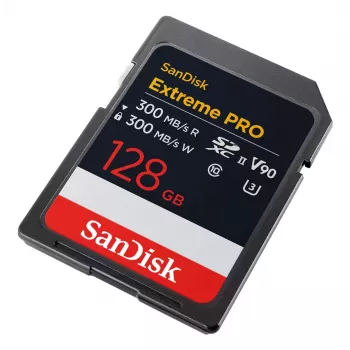 „SanDisk Extreme PRO“ 128 GB SDXC UHS-II atminties kortelė (SDSDXDM-128G-GN4IN)