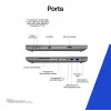 HP ZBook Fury G1i nešiojama darbo stotis su Intel Core Ultra 7, 45,7 cm (18 colių) WQXGA ekranu, 32 GB DDR5-SDRAM, Wi-Fi 7 (802.11be), Windows 11 Pro, AI kompiuteris