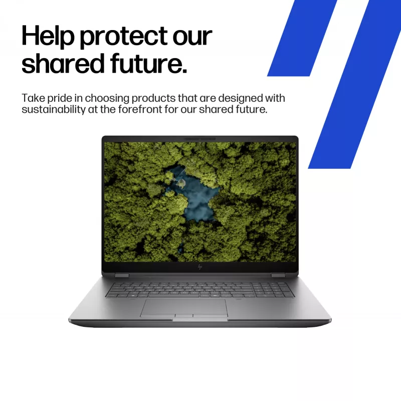 HP ZBook Fury G1i nešiojama darbo stotis su Intel Core Ultra 7, 45,7 cm (18 colių) WQXGA ekranu, 32 GB DDR5-SDRAM, Wi-Fi 7 (802.11be), Windows 11 Pro, AI kompiuteris