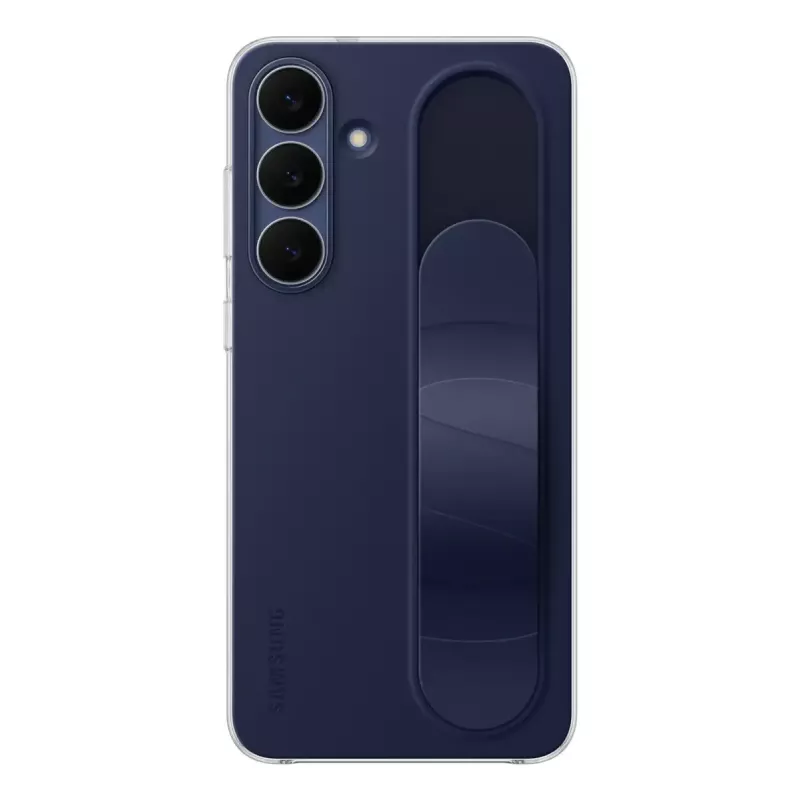 Dėklas su rankena ir stovu Samsung Galaxy S25 FE – mėlynas, 17 cm (6,7 inch) ekranui