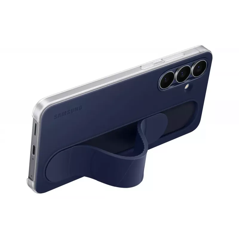 Dėklas su rankena ir stovu Samsung Galaxy S25 FE – mėlynas, 17 cm (6,7 inch) ekranui