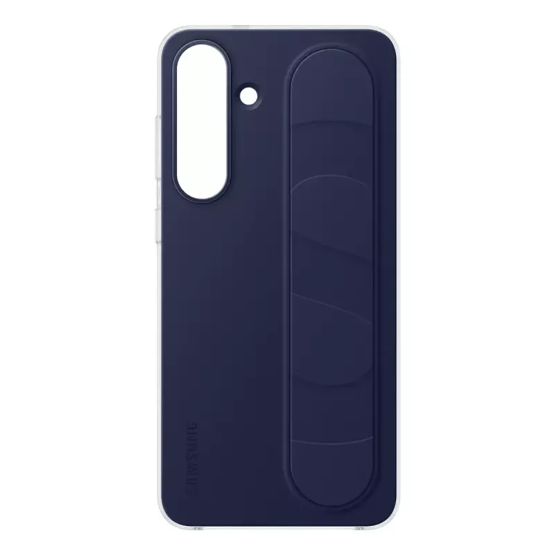 Dėklas su rankena ir stovu Samsung Galaxy S25 FE – mėlynas, 17 cm (6,7 inch) ekranui