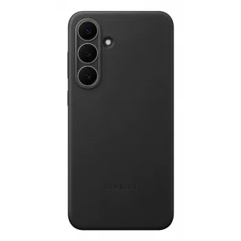 Samsung Kindsuit Faux Leather Dėklas Samsung Galaxy S25 FE, Juodas
