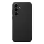 Samsung Kindsuit Faux Leather Dėklas Samsung Galaxy S25 FE, Juodas