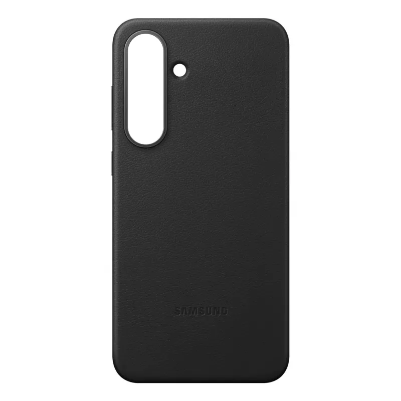 Samsung Kindsuit Faux Leather Dėklas Samsung Galaxy S25 FE, Juodas